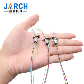Professional Gold Plated Rings / Capsule Slip Ring Units OD 22mm with 18 Circuits 2A